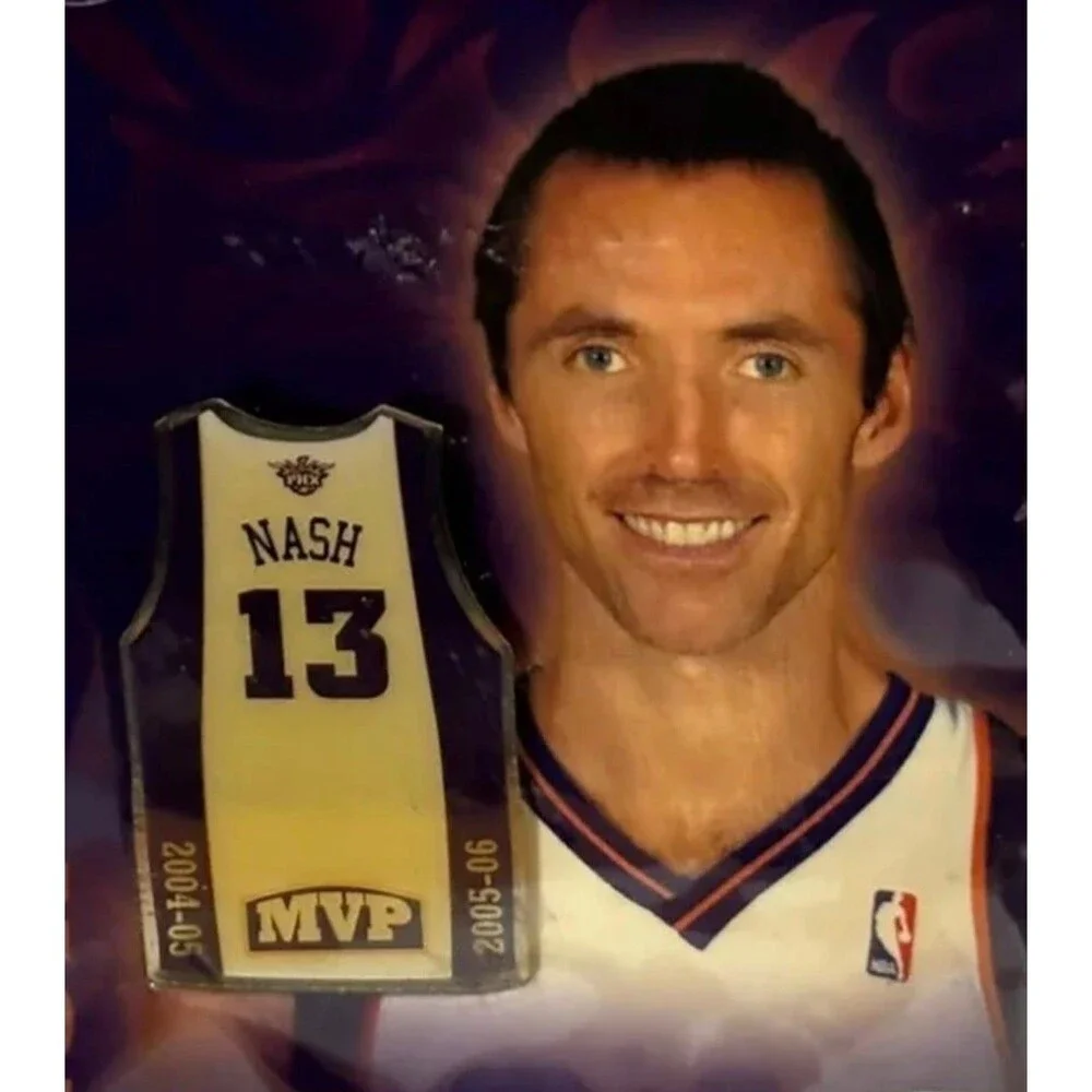 2007 NBA Phoenix Suns Steve Nash 2x NBA MVP -Classic Collectible pin